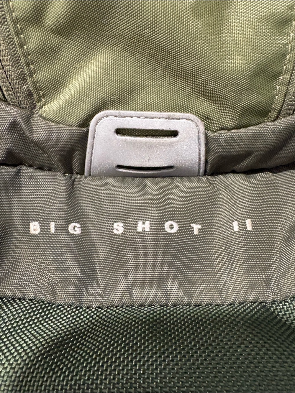 The North Face Big Shot Olive Green Men's Backpack with Tan Accents - Picture 2 of 11